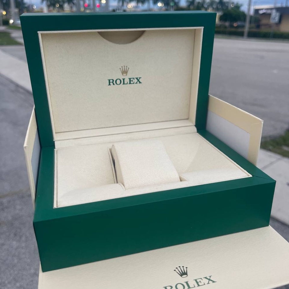 Brand new Rolex box gold diamond pawn Cuban 10k 14k solid